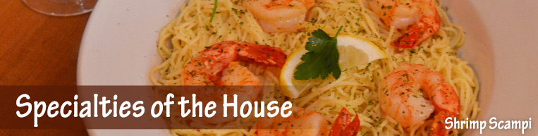 Specials of the House Menu Image